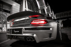 Porsche 911 997.1 997.2 Carrera Base S 2009–2012 (997.1 requires 997.2 taillights) with Robot Craftsman's Aftermarket Parts - Package A "TIGANISM GUSTAV" Carbon Fiber / FRP