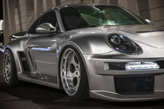 Porsche 911 997.1 997.2 Carrera Base S 2009–2012 (997.1 requires 997.2 taillights) with Robot Craftsman's Aftermarket Parts - Package A "TIGANISM GUSTAV" Carbon Fiber / FRP