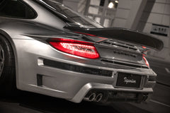 Porsche 911 997.1 997.2 Carrera Base S 2009–2012 (997.1 requires 997.2 taillights) with Robot Craftsman's Aftermarket Parts - Package A "TIGANISM GUSTAV" Carbon Fiber / FRP