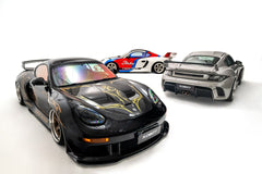 Porsche 987.1 Cayman & Boxster Base / S 2005 2006 2007 2008 & 987.2 Cayman & Boxster Base / S / R 2009 2010 2011 2012 with Aftermarket Parts - TITANISM STUKA Full Kit Carbon Fiber / FRP from Robot Craftsman