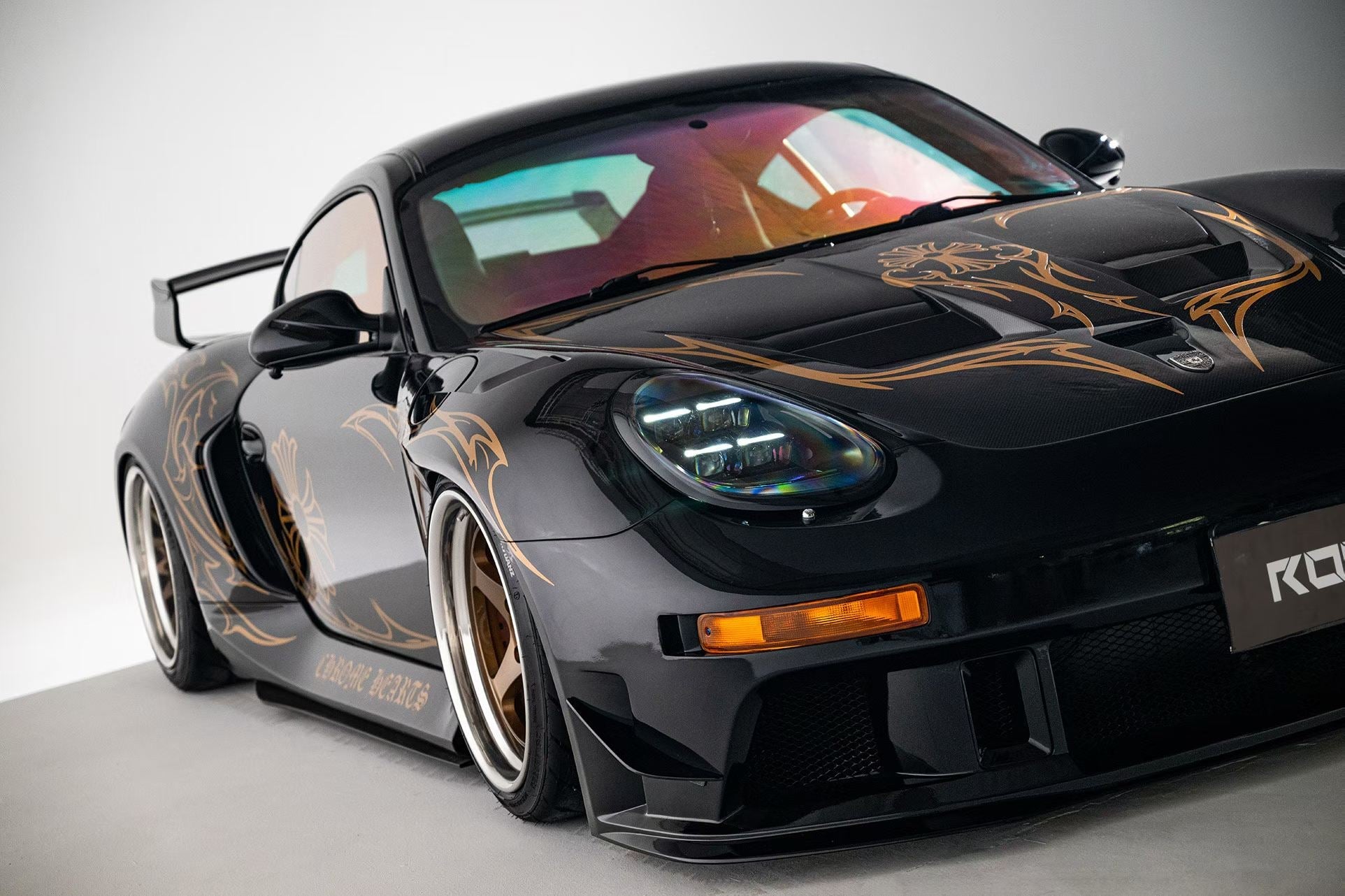 Porsche 987.1 Cayman & Boxster Base / S 2005 2006 2007 2008 & 987.2 Cayman & Boxster Base / S / R 2009 2010 2011 2012 with Aftermarket Parts - TITANISM STUKA Full Kit Carbon Fiber / FRP from Robot Craftsman