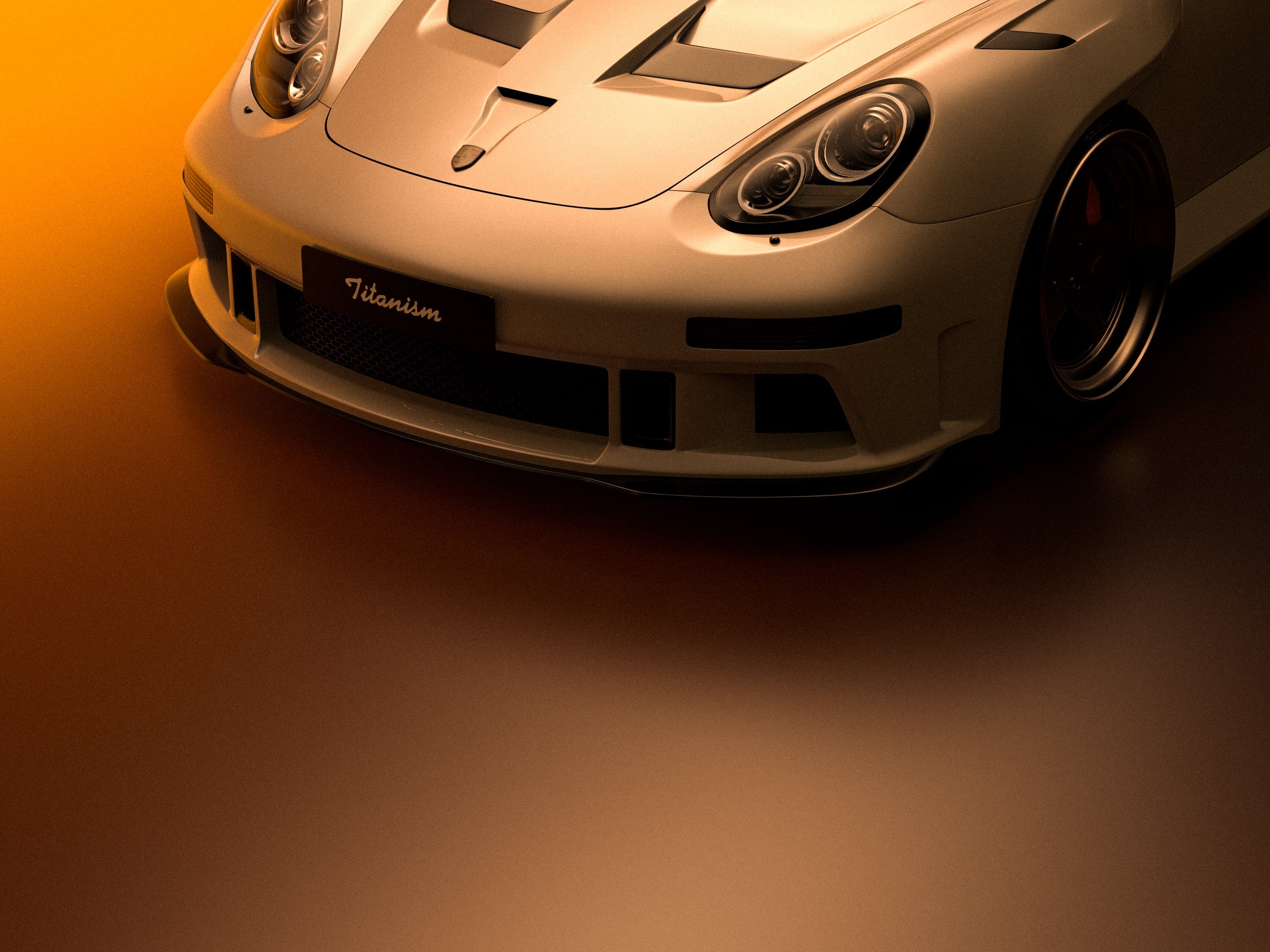 Porsche 987.1 Cayman &amp; Boxster Base / S 2005 2006 2007 2008 &amp; 987.2 Cayman &amp; Boxster Base / S / R 2009 2010 2011 2012 with Aftermarket Parts - TITANISM STUKA Front Bumper