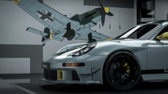 Porsche 987.1 Cayman & Boxster Base / S 2005 2006 2007 2008 & 987.2 Cayman & Boxster Base / S / R 2009 2010 2011 2012 with Aftermarket Parts - TITANISM STUKA Front Canards Carbon Fiber / FRP from Robot Craftsman