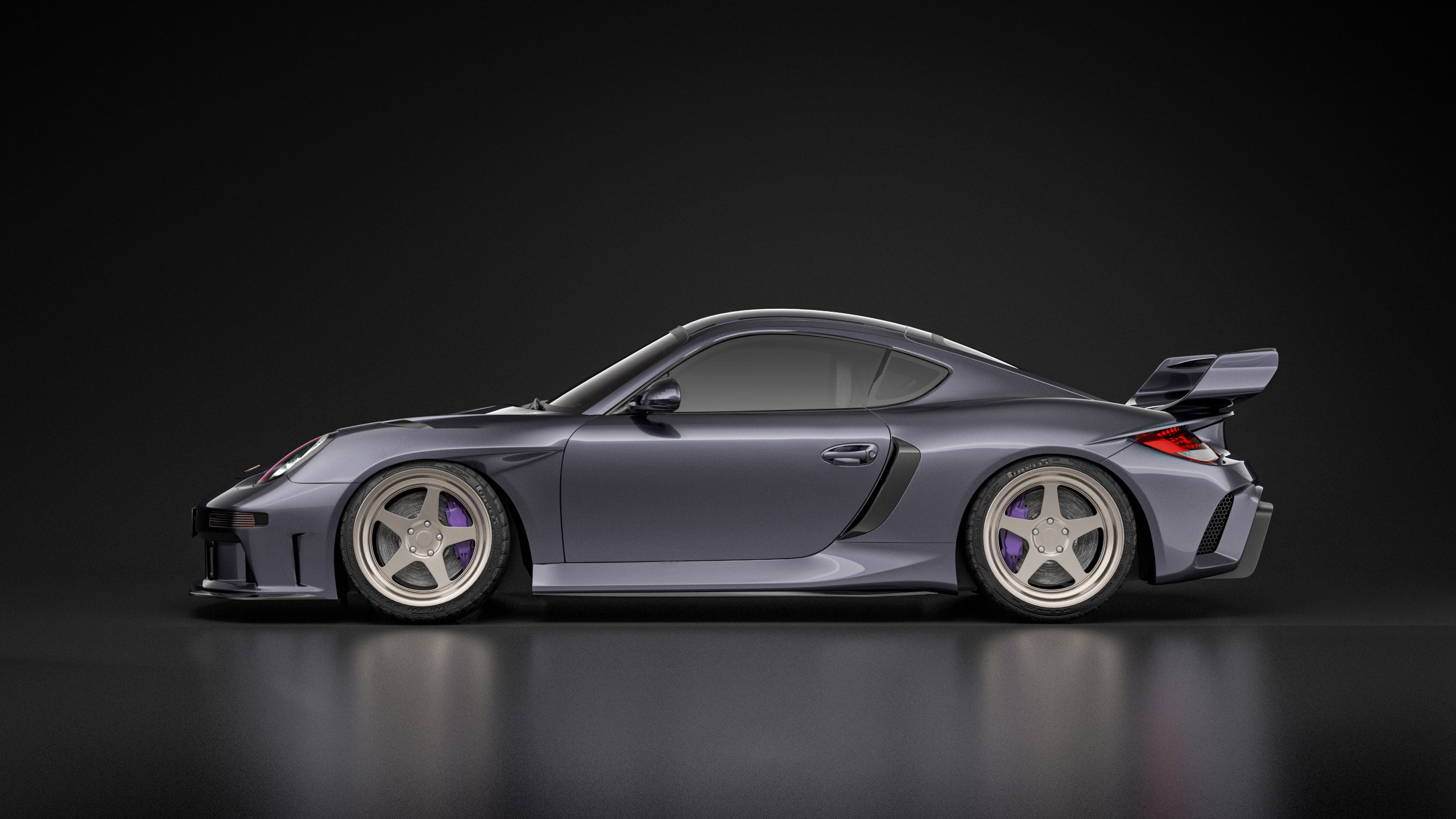 Porsche 987.1 Cayman &amp; Boxster Base / S 2005 2006 2007 2008 &amp; 987.2 Cayman &amp; Boxster Base / S / R 2009 2010 2011 2012 with Aftermarket Parts - TITANISM STUKA Front Fenders