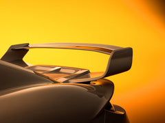 Porsche 987.1 Cayman Base / S 2005 2006 2007 2008 & 987.2 Cayman Base / S / R 2009 2010 2011 2012 with Aftermarket Parts - TITANISM STUKA Spoiler Wing Carbon Fiber / FRP from Robot Craftsman