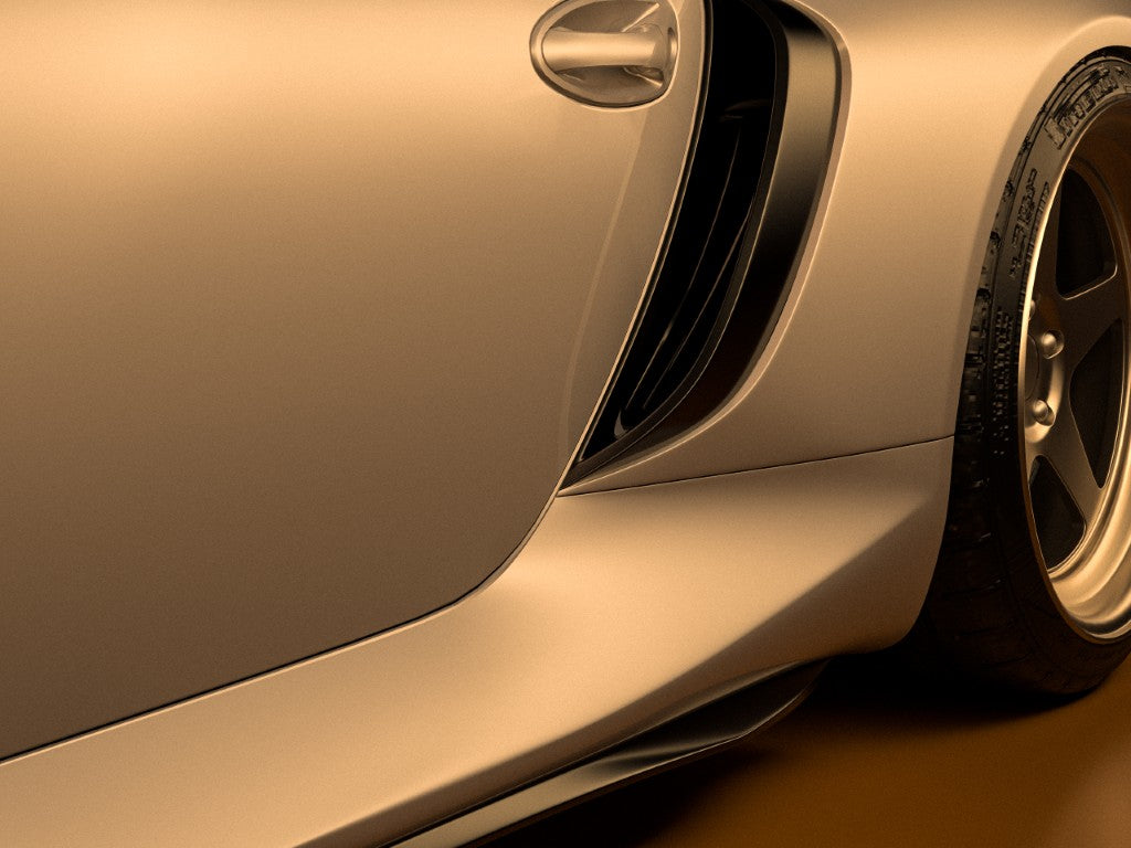 Porsche 987.1 Cayman & Boxster Base / S 2005 2006 2007 2008 & 987.2 Cayman & Boxster Base / S / R 2009 2010 2011 2012 with Aftermarket Parts - TITANISM STUKA Full Kit Carbon Fiber / FRP from Robot Craftsman