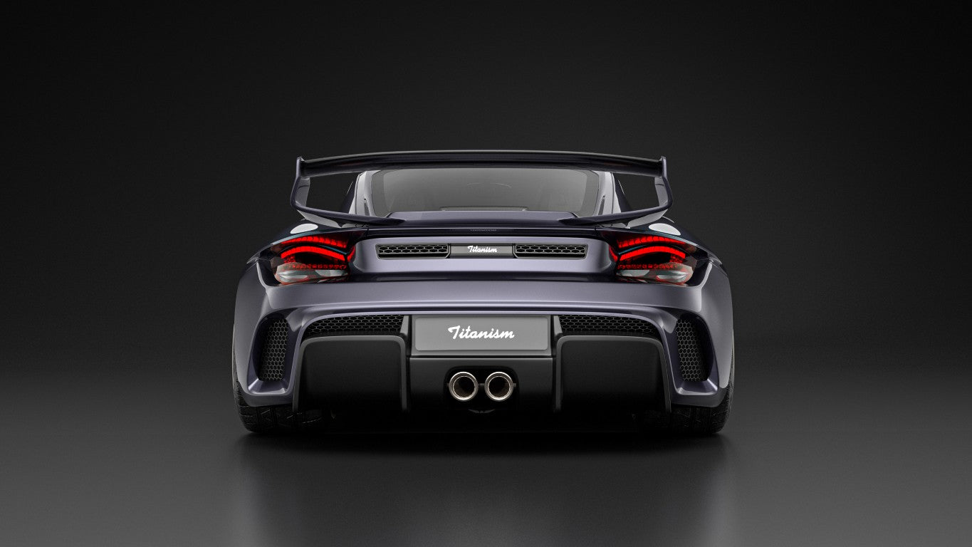 Porsche 987.1 Cayman & Boxster Base / S 2005 2006 2007 2008 & 987.2 Cayman & Boxster Base / S / R 2009 2010 2011 2012 with Aftermarket Parts - TITANISM STUKA Full Kit Carbon Fiber / FRP from Robot Craftsman