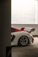 Porsche 987.1 Cayman Base / S 2005 2006 2007 2008 (Requires 987.2 taillights) & 987.2 Cayman Base / S / R 2009 2010 2011 2012 with Aftermarket Parts - TITANISM STUKA Rear Diffuser Carbon Fiber / FRP from Robot Craftsman
