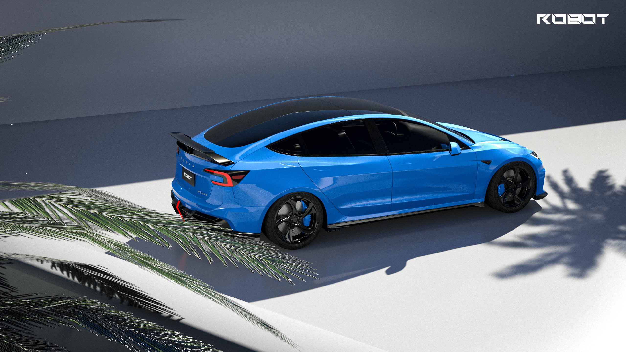 Tesla Model 3 Highland / Performance 2024-ON with Aftermarket Parts - Hacker Style Full Body Kit Package FRP / Carbon Fiber from Robot Craftsman