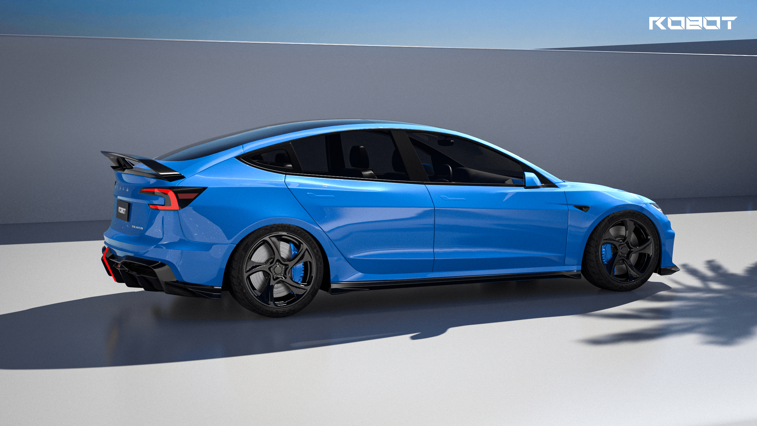 Tesla Model 3 Highland / Performance 2024-ON with Aftermarket Parts - Hacker Side Skirts Carbon Fiber / FRP from Robot Craftsman