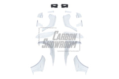 Tesla Model 3 Highland / Performance 2024-ON with Aftermarket Parts - "HACKER" Wheel Arches & Side Skirts Carbon Fiber/FRP from Robot Craftsman