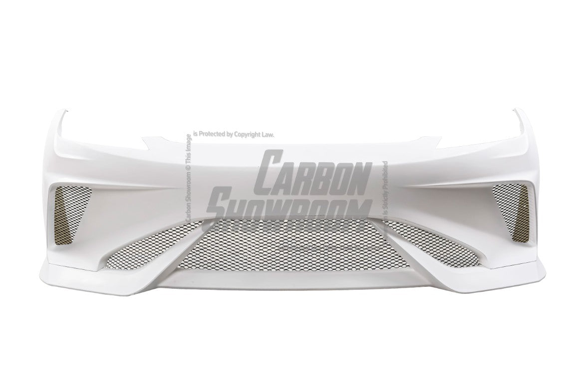 Tesla Model 3 Highland / Performance 2024-ON with Aftermarket Parts - Hacker Narrow Body Front Bumper & Lip Carbon Fiber / FRP from Robot Craftsman
