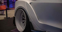 Tesla Model 3 Highland / Performance 2024-ON with Aftermarket Parts - "HACKER" Wheel Arches & Side Skirts Carbon Fiber/FRP from Robot Craftsman