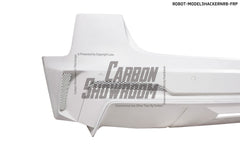 Tesla Model 3 Performance Long Range Standard Base 2017 2018 2019 2020 2021 2022 2023 with Aftermarket Parts - "HACKER" Rear Bumper & Diffuser Carbon Fiber / FRP from Robot Craftsman