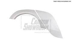 Tesla Model 3 Performance Long Range Standard Base 2017 2018 2019 2020 2021 2022 2023 with Aftermarket Parts - "Hacker" Widebody Wheel Arches & Side Skirts Carbon Fiber / FRP from Robot Craftsman