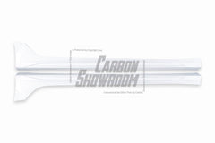 Tesla Model 3 Performance Long Range Standard Base 2017 2018 2019 2020 2021 2022 2023 with Aftermarket Parts - "Hacker" Narrow Body Side Skirts Carbon Fiber / FRP from Robot Craftsman