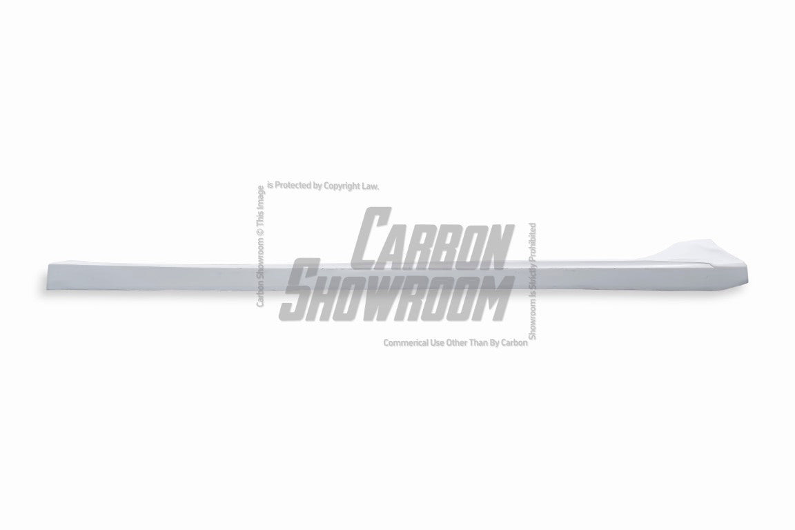 Tesla Model 3 Performance Long Range Standard Base 2017 2018 2019 2020 2021 2022 2023 with Aftermarket Parts - "Hacker" Narrow Body Side Skirts Carbon Fiber / FRP from Robot Craftsman