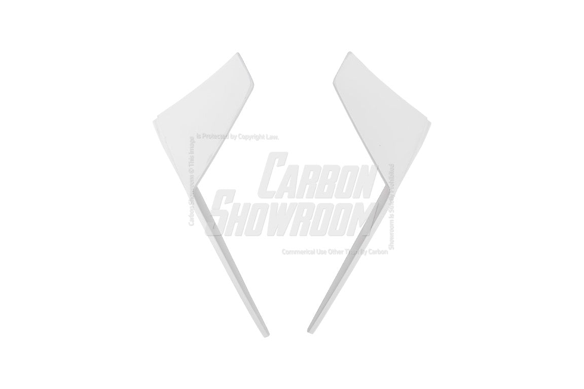 Tesla Model 3 Highland / Performance 2024-ON with Aftermarket Parts - "HACKER" Rear Quarter Side Canards Carbon Fiber / FRP from Robot Craftsman