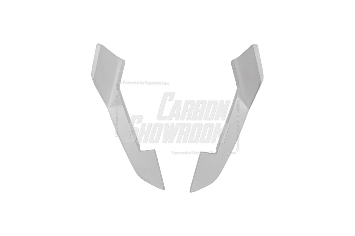Tesla Model 3 Highland / Performance 2024-ON with Aftermarket Parts - "HACKER" Rear Quarter Side Canards Carbon Fiber / FRP from Robot Craftsman