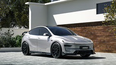 Tesla Model Y Juniper 2026-ON with Aftermarket Parts - HIDROGAI Front Lip Carbon Fiber / FRP