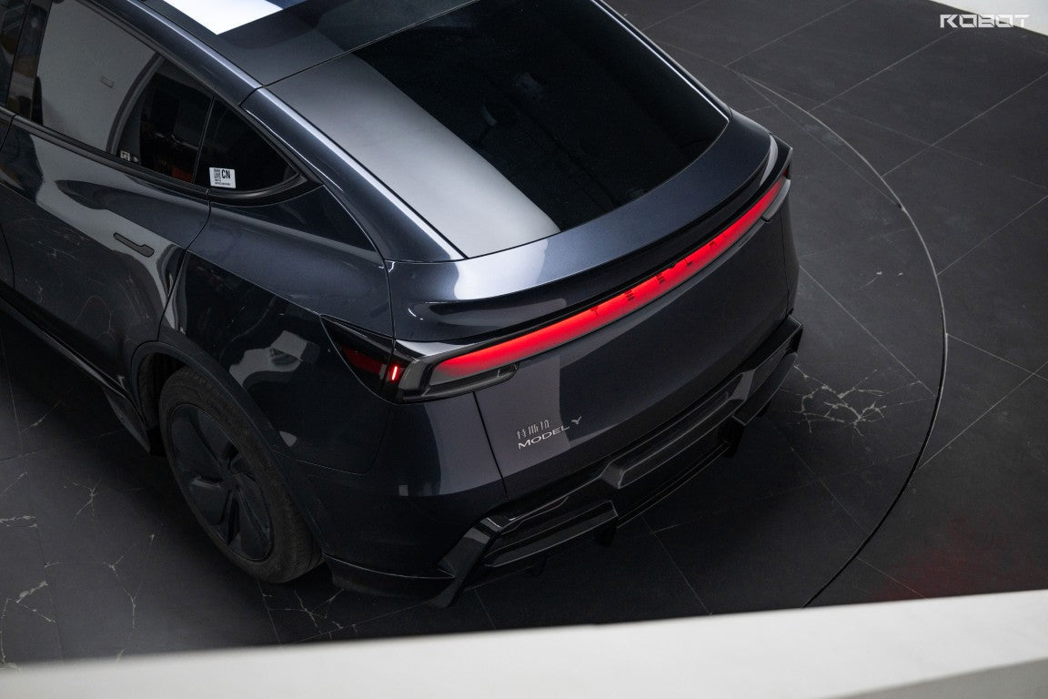 Tesla Model Y Juniper 2026-ON with Aftermarket Parts - HIDROGAI Rear Diffuser Carbon Fiber / FRP