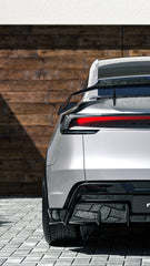 Tesla Model Y Juniper 2026-ON with Aftermarket Parts - V1 Rear Spoiler Carbon Fiber / FRP