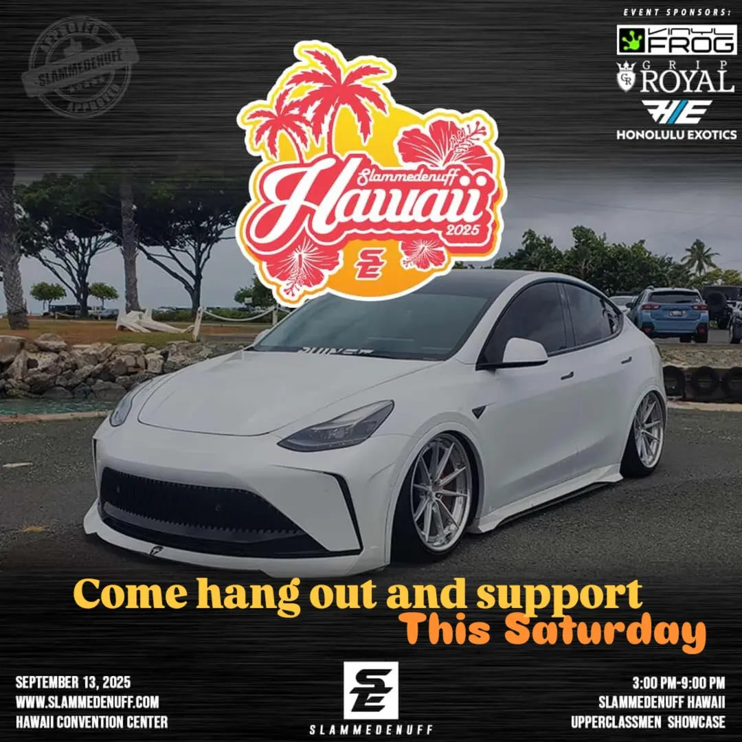 Tesla Model Y Performance AWD Long Range RWD Standard 2020 2021 2023 2024 with Aftermarket Parts - "STARSHIP" Stage 1 Corner Lip (2 pcs) & Stage 2 Corner Lip (4 pcs) & Front Bumper Carbon Fiber / FRP / PP from Robot Craftsman