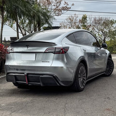 Tesla Model Y Performance AWD Long Range RWD Standard 2020 2021 2023 2024 with Aftermarket Parts - "CRYPTON" Rear Diffuser Carbon Fiber / FRP from Robot Craftsman