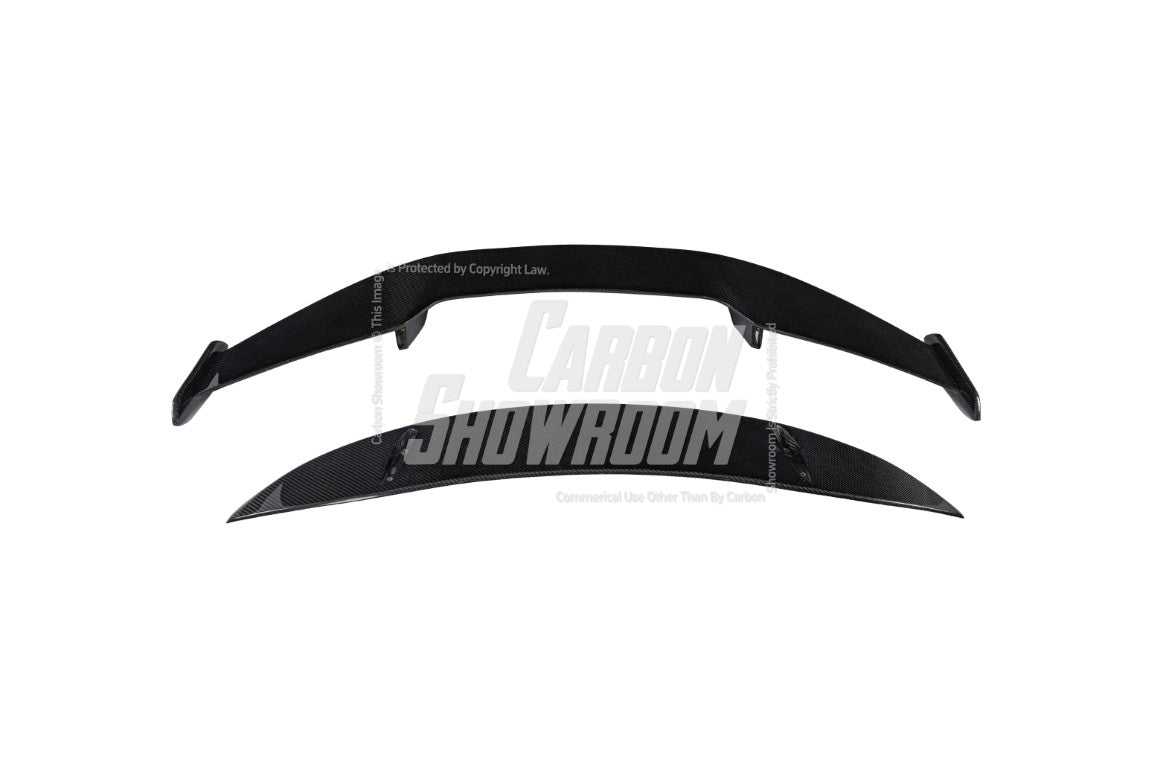 Tesla Model Y Performance AWD Long Range RWD Standard 2020 2021 2023 2024 with Aftermarket Parts - "STARSHIP" Rear Spoiler Wing Carbon Fiber / FRP from Robot Craftsman