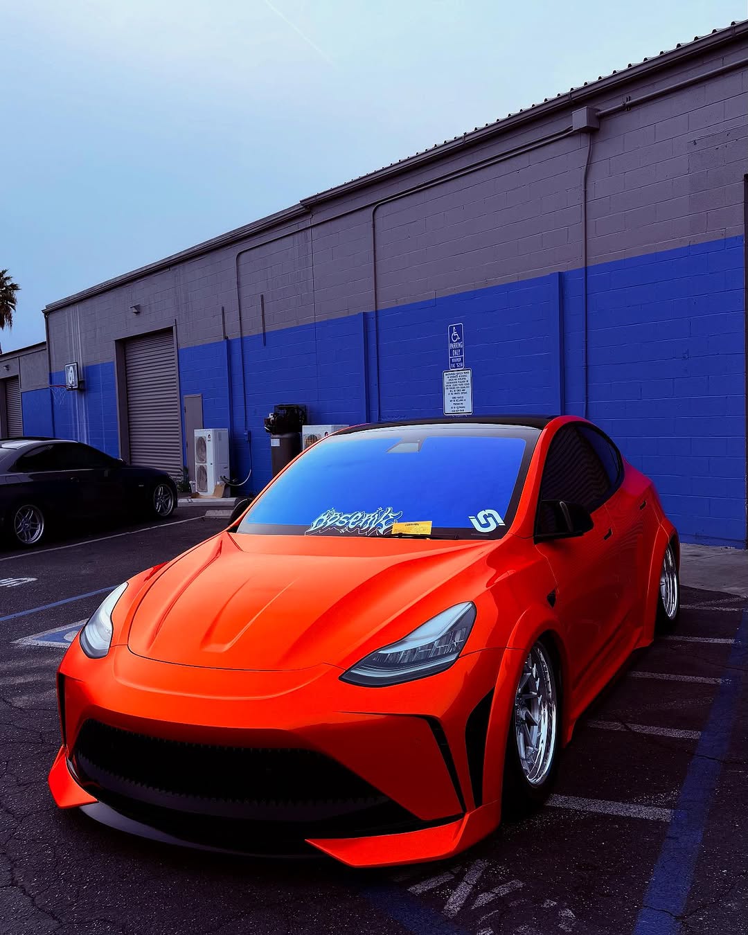 Tesla Model Y Performance AWD Long Range RWD Standard 2020 2021 2022 2023 2024 with Aftermarket Parts - "STARSHIP" Side Skirts PP from Robot Craftsman