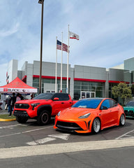 Tesla Model Y Performance AWD Long Range RWD Standard 2020 2021 2023 2024 with Aftermarket Parts - "CRYPTON" Hood Carbon Fiber / FRP from Robot Craftsman