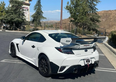 Subaru BRZ ZD8 2022 2023 2024 & Toyota GR86 ZN8 2022 2023 2024 with Aftermarket Parts - "SHINING" Widebody Fender & Wheel Arches & Side Skirts Package Carbon Fiber / FRP from Robot Craftsman