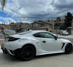 Subaru BRZ ZD8 2022 2023 2024 & Toyota GR86 ZN8 2022 2023 2024 with Aftermarket Parts - "SHINING" Widebody Fender & Wheel Arches & Side Skirts Package Carbon Fiber / FRP from Robot Craftsman