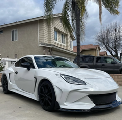 Subaru BRZ ZD8 2022 2023 2024 & Toyota GR86 ZN8 2022 2023 2024 with Aftermarket Parts - "SHINING" Widebody Fender & Wheel Arches & Side Skirts Package Carbon Fiber / FRP from Robot Craftsman