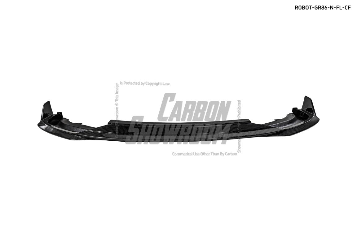 Subaru BRZ ZD8 2022 2023 2024 & Toyota GR86 ZN8 2022 2023 2024 with Aftermarket Parts - "SHINING" Narrow Body Front Bumper & Lip Carbon Fiber / FRP from Robot Craftsman