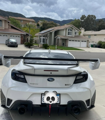  Subaru BRZ ZD8 2022 2023 2024 & Toyota GR86 ZN8 & 2022 2023 2024 with Aftermarket Parts - "SHINING" Widebody Rear Bumper & Diffuser Carbon Fiber / FRP from Robot Craftsman