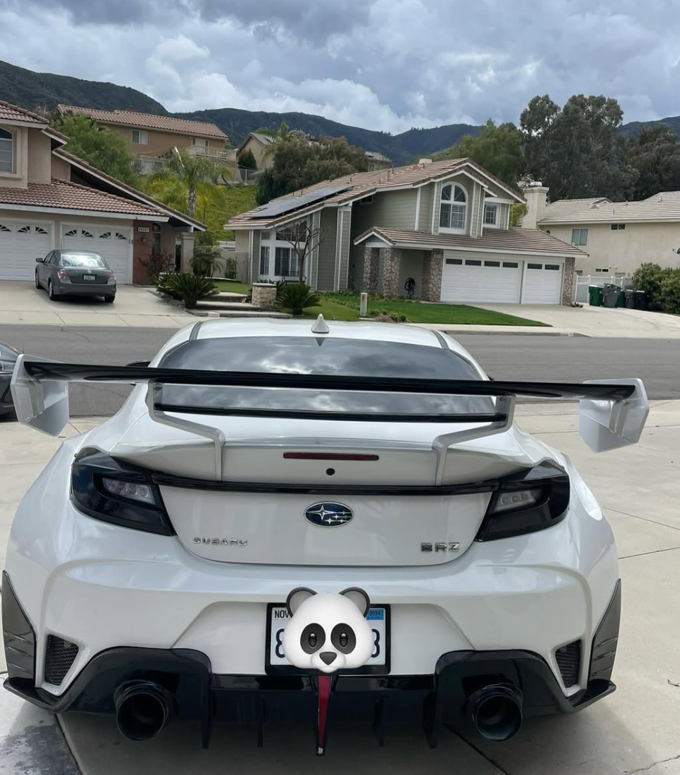 Subaru BRZ ZD8 2022-ON & Toyota GR86 ZN8 2022-ON with Aftermarket Parts - "SHINING" Extreme Rear GT Wing Carbon Fiber / FRP from Robot Craftsman