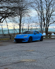 Subaru BRZ ZD8 2022 2023 2024 & Toyota GR86 ZN8 2022 2023 2024 with Aftermarket Parts - "SHINING" Narrow Body Front Bumper & Lip Carbon Fiber / FRP from Robot Craftsman