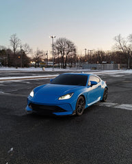 Subaru BRZ ZD8 2022 2023 2024 & Toyota GR86 ZN8 2022 2023 2024 with Aftermarket Parts - "SHINING" Narrow Body Front Bumper & Lip Carbon Fiber / FRP from Robot Craftsman