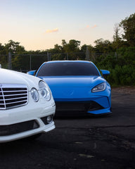 Subaru BRZ ZD8 2022 2023 2024 & Toyota GR86 ZN8 2022 2023 2024 with Aftermarket Parts - "SHINING" Narrow Body Front Bumper & Lip Carbon Fiber / FRP from Robot Craftsman