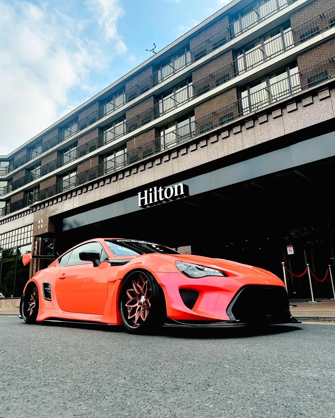 Toyota GT86 86 TRD GT SE Base ZN6 2017 2018 2019 2020 & Scion FR-S FRS ZN6 2013 2014 2015 2016 & BRZ TS Limited Premium ZN6 2013 2014 2015 2016 2017 2018 2019 2020 (compatible with ROBOT widebody kit) with Aftermarket Parts - Front Fenders Replacement & Rear Quarter Fender Flares & Side Skirts Carbon Fiber / FRP from Robot Craftsman