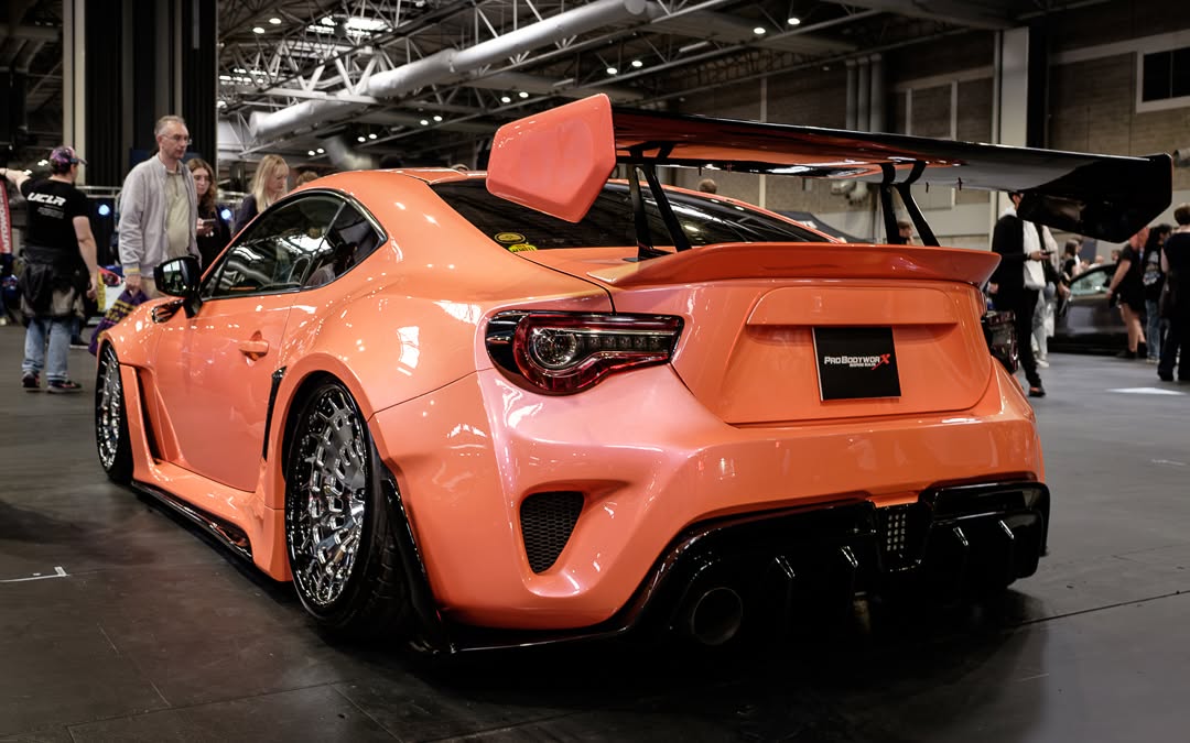 Toyota GT86 86 TRD GT SE Base ZN6 2017 2018 2019 2020 & Scion FR-S FRS ZN6 2013 2014 2015 2016 & BRZ TS Limited Premium ZN6 2013 2014 2015 2016 2017 2018 2019 2020 (compatible with ROBOT widebody kit) with Aftermarket Parts - Rear Bumper & Diffuser Carbon Fiber / FRP from Robot Craftsman