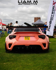 Toyota GT86 86 TRD GT SE Base ZN6 2017 2018 2019 2020 & Scion FR-S FRS ZN6 2013 2014 2015 2016 & BRZ TS Limited Premium ZN6 2013 2014 2015 2016 2017 2018 2019 2020 with Aftermarket Parts - Ducktail Rear Spoiler Carbon Fiber / FRP from Robot Craftsman