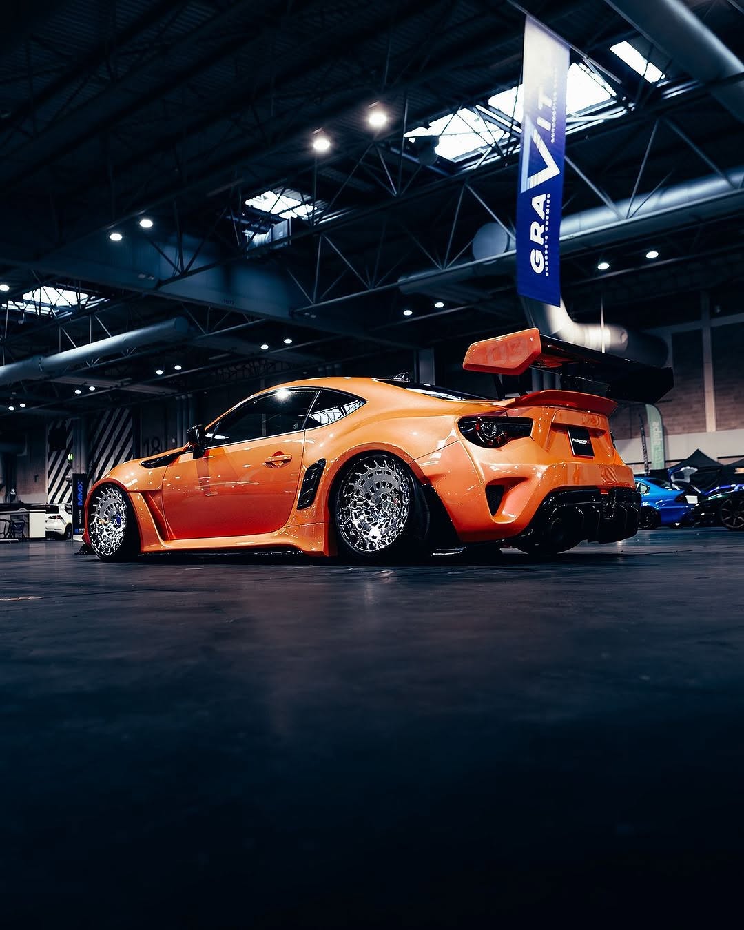 Toyota GT86 86 TRD GT SE Base ZN6 2017 2018 2019 2020 & Scion FR-S FRS ZN6 2013 2014 2015 2016 & BRZ TS Limited Premium ZN6 2013 2014 2015 2016 2017 2018 2019 2020 (compatible with ROBOT widebody kit) with Aftermarket Parts - Rear Bumper & Diffuser Carbon Fiber / FRP from Robot Craftsman
