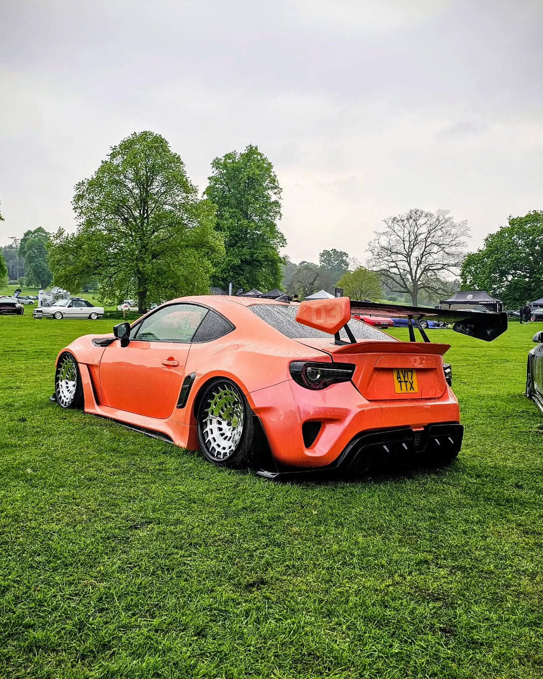 Toyota GT86 86 TRD GT SE Base ZN6 2017 2018 2019 2020 & Scion FR-S FRS ZN6 2013 2014 2015 2016 & BRZ TS Limited Premium ZN6 2013 2014 2015 2016 2017 2018 2019 2020 (compatible with ROBOT widebody kit) with Aftermarket Parts - Front Fenders Replacement & Rear Quarter Fender Flares & Side Skirts Carbon Fiber / FRP from Robot Craftsman