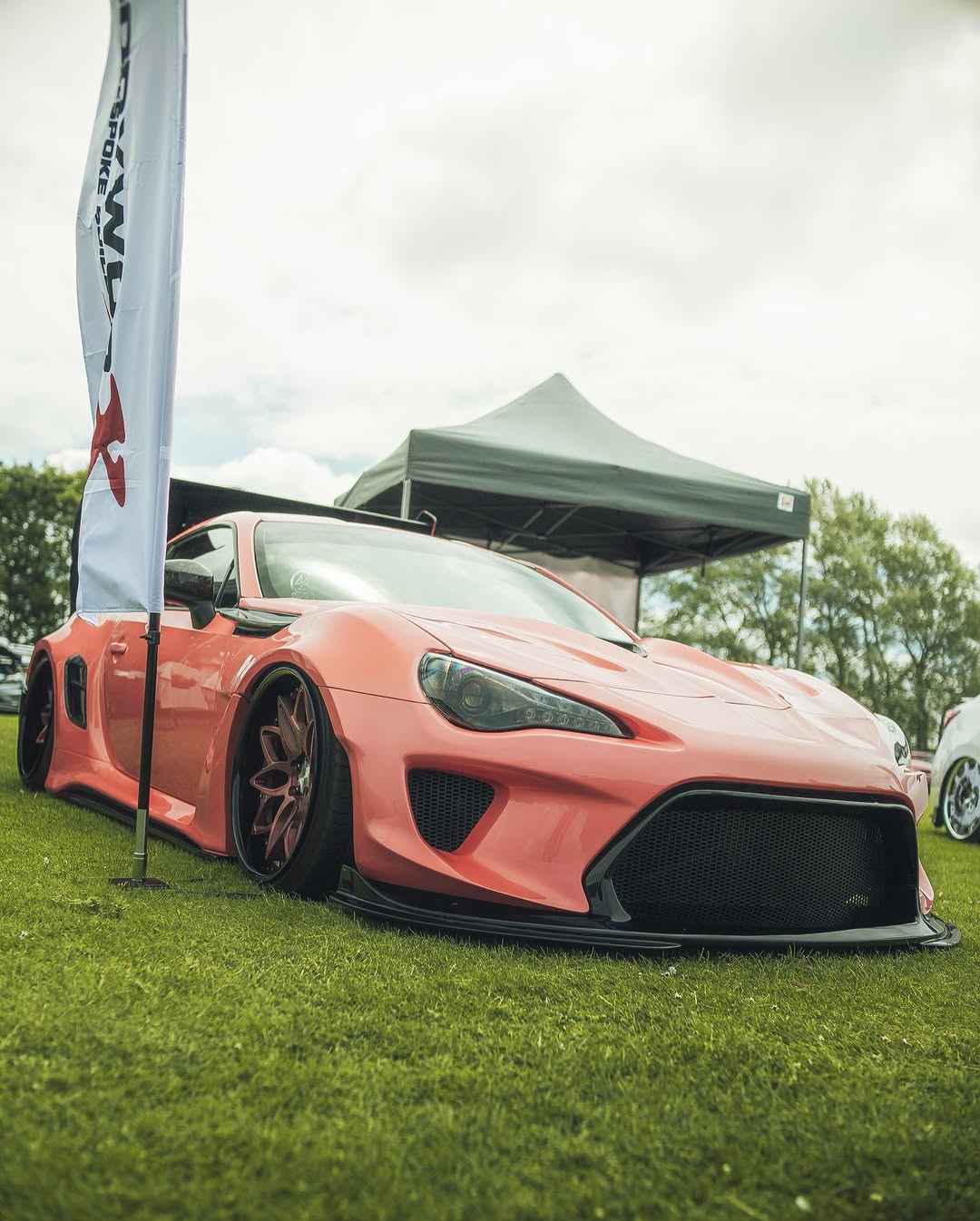 Toyota GT86 86 TRD GT SE Base ZN6 2017 2018 2019 2020 & Scion FR-S FRS ZN6 2013 2014 2015 2016 & BRZ TS Limited Premium ZN6 2013 2014 2015 2016 2017 2018 2019 2020 (compatible with ROBOT widebody kit) with Aftermarket Parts - Front Fenders Replacement & Rear Quarter Fender Flares & Side Skirts Carbon Fiber / FRP from Robot Craftsman