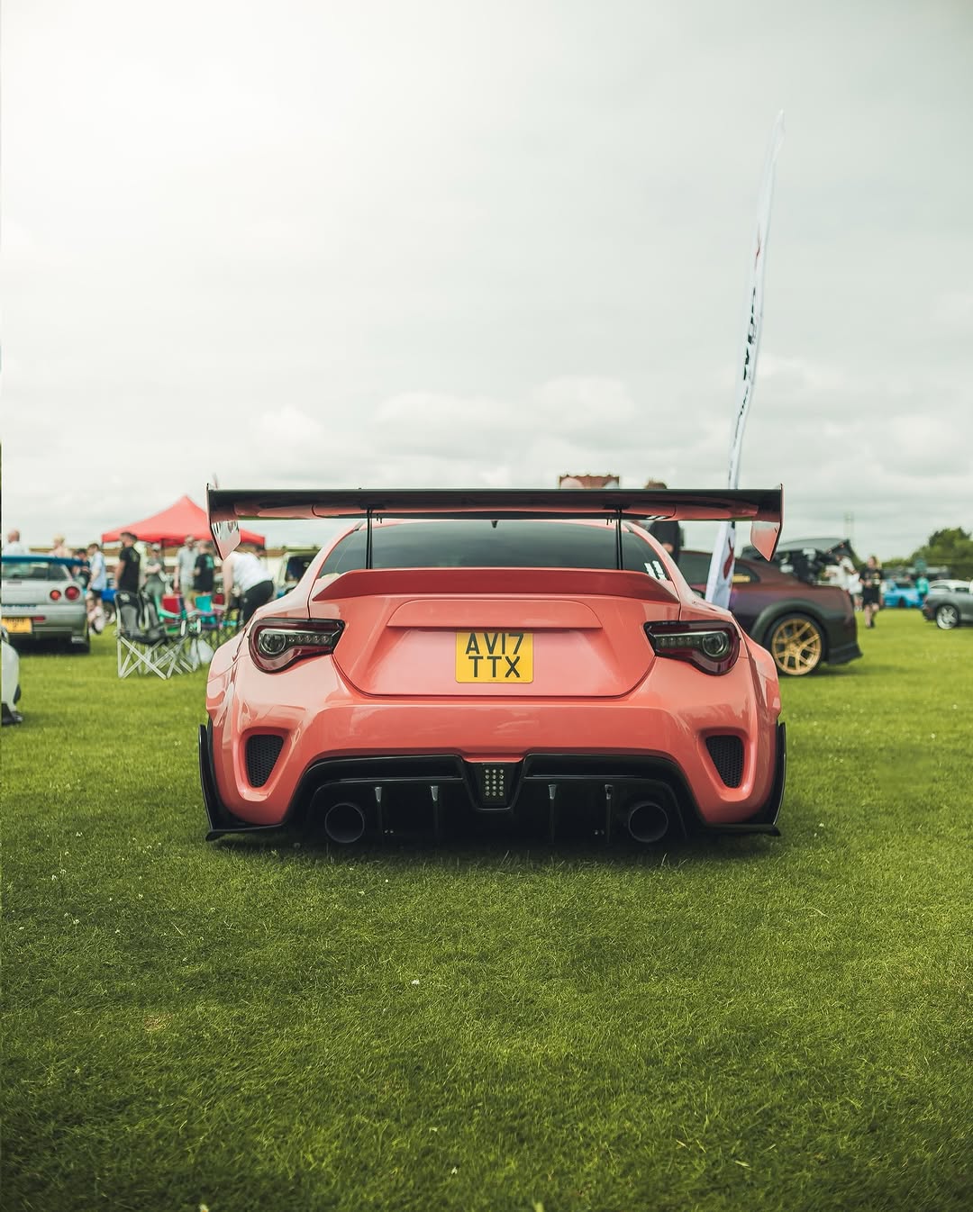 Toyota GT86 86 TRD GT SE Base ZN6 2017 2018 2019 2020 & Scion FR-S FRS ZN6 2013 2014 2015 2016 & BRZ TS Limited Premium ZN6 2013 2014 2015 2016 2017 2018 2019 2020 (compatible with ROBOT widebody kit) with Aftermarket Parts - Rear Bumper & Diffuser Carbon Fiber / FRP from Robot Craftsman