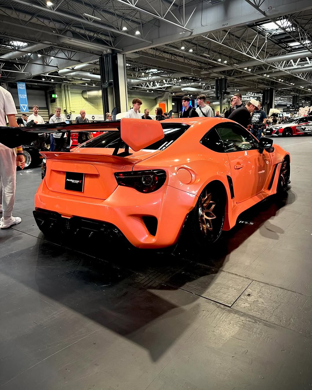 Toyota GT86 86 TRD GT SE Base ZN6 2017 2018 2019 2020 & Scion FR-S FRS ZN6 2013 2014 2015 2016 & BRZ TS Limited Premium ZN6 2013 2014 2015 2016 2017 2018 2019 2020 (compatible with ROBOT widebody kit) with Aftermarket Parts - Front Fenders Replacement & Rear Quarter Fender Flares & Side Skirts Carbon Fiber / FRP from Robot Craftsman