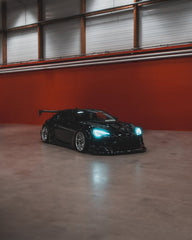 Toyota GT86 86 TRD GT SE Base ZN6 2017 2018 2019 2020 & Scion FR-S FRS ZN6 2013 2014 2015 2016 & BRZ TS Limited Premium ZN6 2013 2014 2015 2016 2017 2018 2019 2020 (compatible with ROBOT widebody kit) with Aftermarket Parts - Front Fenders Replacement & Rear Quarter Fender Flares & Side Skirts Carbon Fiber / FRP from Robot Craftsman