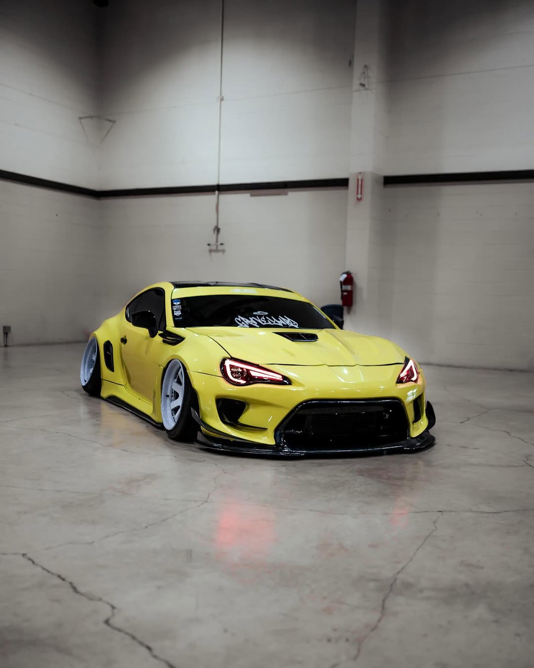 Toyota GT86 86 TRD GT SE Base ZN6 2017 2018 2019 2020 & Scion FR-S FRS ZN6 2013 2014 2015 2016 & BRZ TS Limited Premium ZN6 2013 2014 2015 2016 2017 2018 2019 2020 (compatible with ROBOT widebody kit) with Aftermarket Parts - Front Fenders Replacement & Rear Quarter Fender Flares & Side Skirts Carbon Fiber / FRP from Robot Craftsman